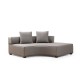 Corner Sofa Gondol-2 (CHL-SOL-CHL-SAĞ) - Grey Grey Corner Sofa Gondol-2 (CHL-SOL-CHL-SAĞ) - Grey Grey