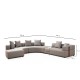 Corner Sofa Gondol-4 (CHL SOL-CHLSAĞ-3R) - Grey Grey Corner Sofa Gondol-4 (CHL SOL-CHLSAĞ-3R) - Grey Grey