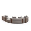 Corner Sofa Gondol-4 (CHL SOL-CHLSAĞ-3R) - Grey Grey