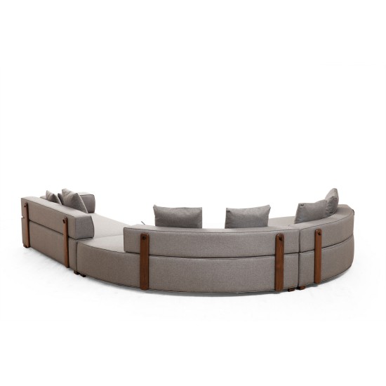 Corner Sofa Gondol-4 (CHL SOL-CHLSAĞ-3R) - Grey Grey Corner Sofa Gondol-4 (CHL SOL-CHLSAĞ-3R) - Grey Grey