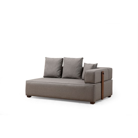 Corner Sofa Gondol-4 (CHL SOL-CHLSAĞ-3R) - Grey Grey Corner Sofa Gondol-4 (CHL SOL-CHLSAĞ-3R) - Grey Grey