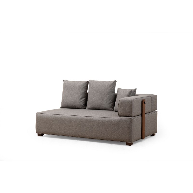 Corner Sofa Gondol-4 (CHL SOL-CHLSAĞ-3R) - Grey Grey