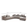Corner Sofa Gondol-4 (CHL-SOL-CHL-SAĞ-3R) - Grey Grey