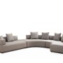 Corner Sofa Gondol-4 (CHL-SOL-CHL-SAĞ-3R) - Grey Grey