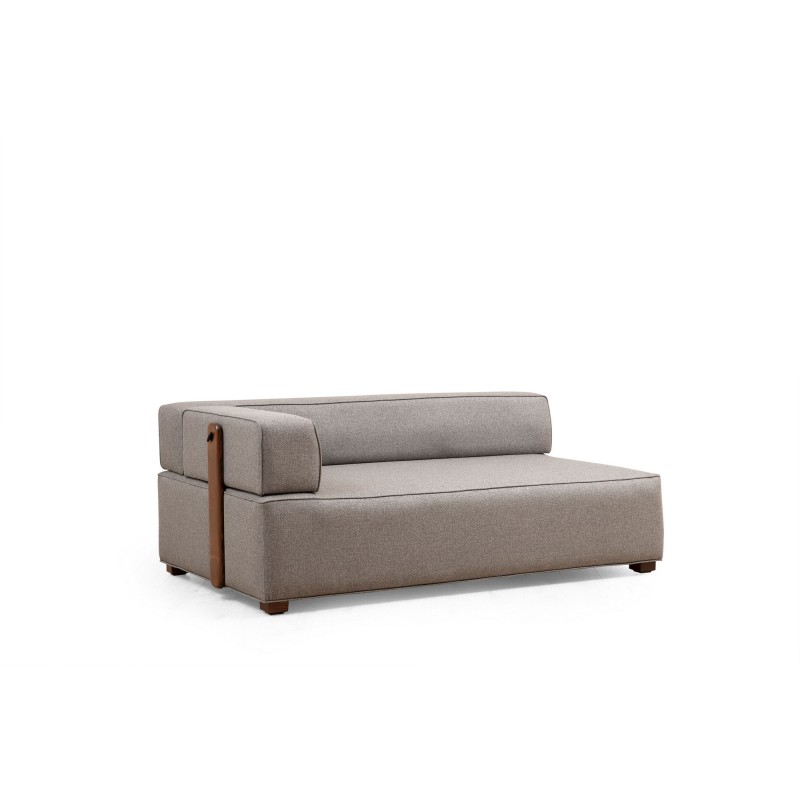 Corner Sofa Gondol-4 (CHL-SOL-CHL-SAĞ-3R) - Grey Grey