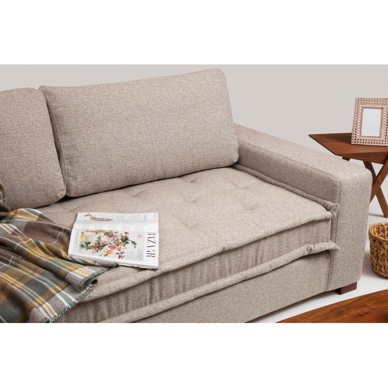 Corner Sofa Lena Corner (CHL-3R) - Sand Beige Sand Beige