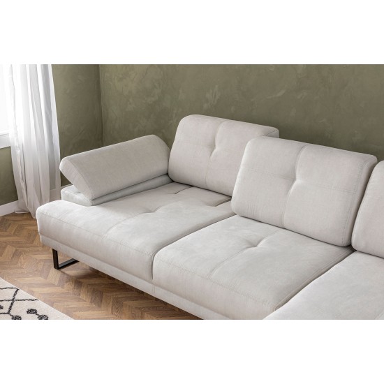 Corner Sofa Mustang Small Right - Beige Beige Corner Sofa Mustang Small Right - Beige Beige
