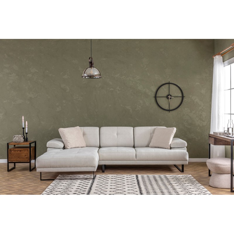 Corner Sofa Mustang Small Left - Beige Beige