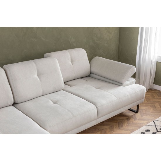 Corner Sofa Mustang Small Left - Beige Beige Corner Sofa Mustang Small Left - Beige Beige