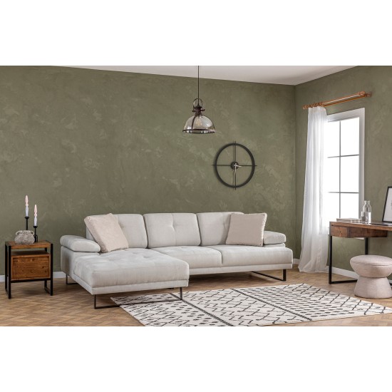 Corner Sofa Mustang Small Left - Beige Beige Corner Sofa Mustang Small Left - Beige Beige
