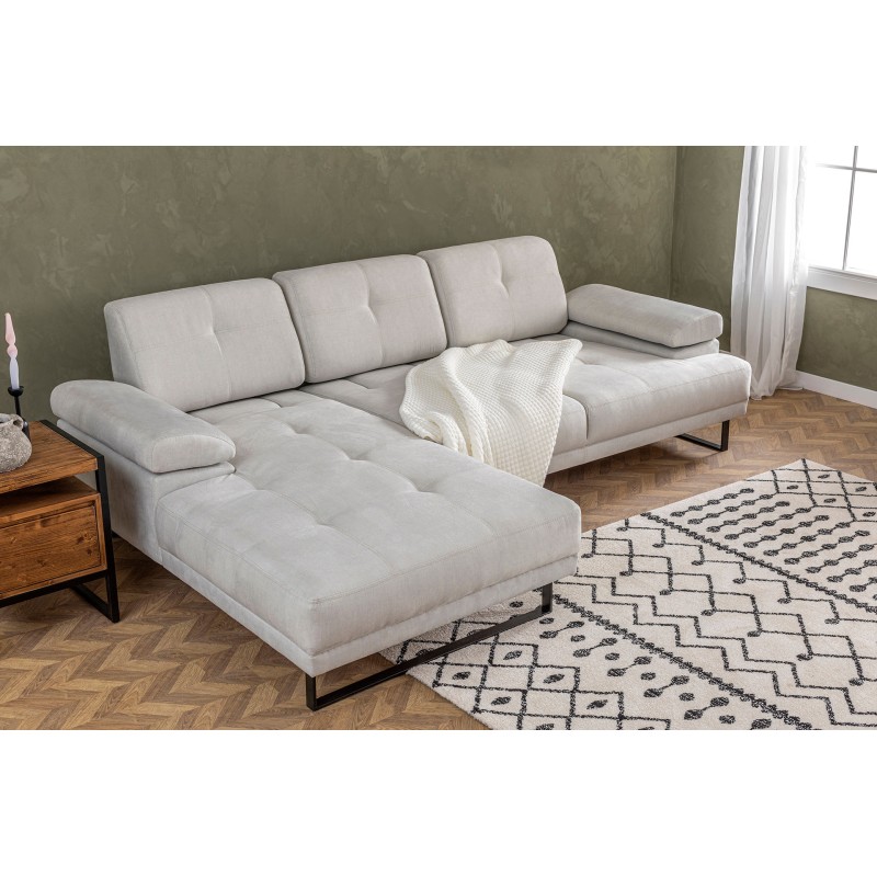 Corner Sofa Mustang Small Left - Beige Beige