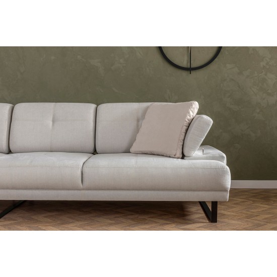 Corner Sofa Mustang Small Left - Beige Beige Corner Sofa Mustang Small Left - Beige Beige