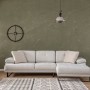 Corner Sofa Mustang Large Right - Beige Beige