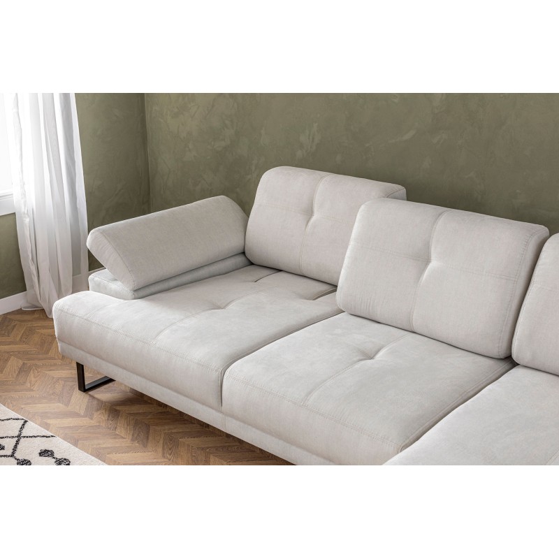 Corner Sofa Mustang Large Right - Beige Beige