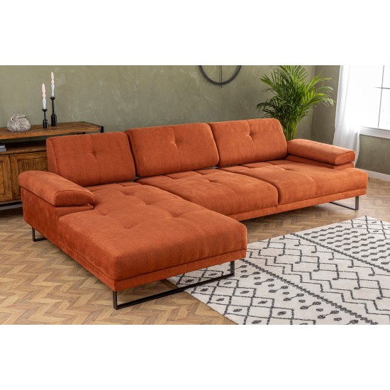 Corner Sofa Mustang Small Left - Orange Orange