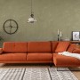 Corner Sofa Mustang Large Right - Orange Orange