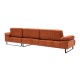 Corner Sofa Mustang Large Right - Orange Orange Corner Sofa Mustang Large Right - Orange Orange