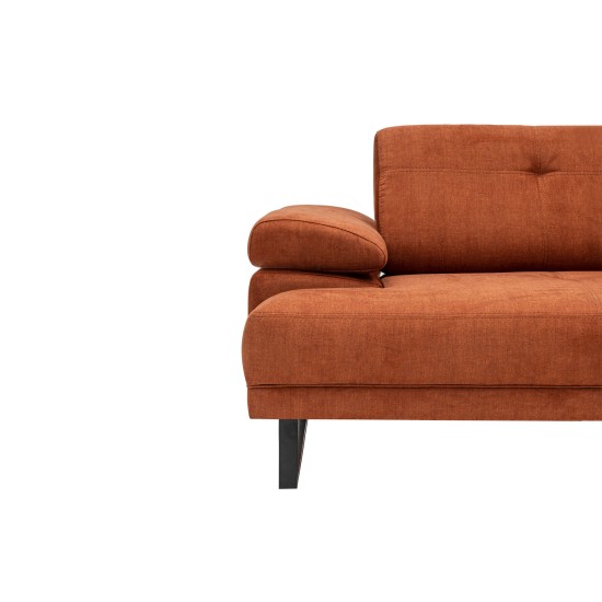 Corner Sofa Mustang Large Right - Orange Orange Corner Sofa Mustang Large Right - Orange Orange