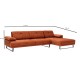 Corner Sofa Mustang Large Right - Orange Orange Corner Sofa Mustang Large Right - Orange Orange