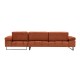 Corner Sofa Mustang Large Right - Orange Orange Corner Sofa Mustang Large Right - Orange Orange