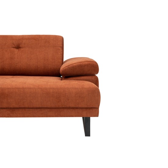 Corner Sofa Mustang Large Left - Orange Orange Corner Sofa Mustang Large Left - Orange Orange