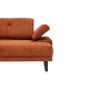 Corner Sofa Mustang Large Left - Orange Orange Corner Sofa Mustang Large Left - Orange Orange