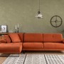 Corner Sofa Mustang Large Left - Orange Orange
