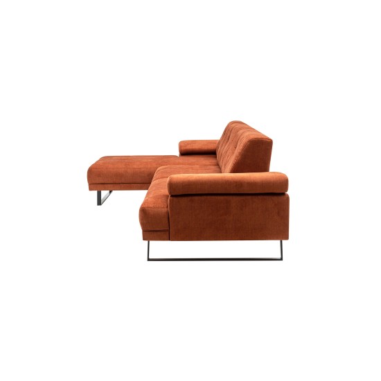 Corner Sofa Mustang Large Left - Orange Orange Corner Sofa Mustang Large Left - Orange Orange