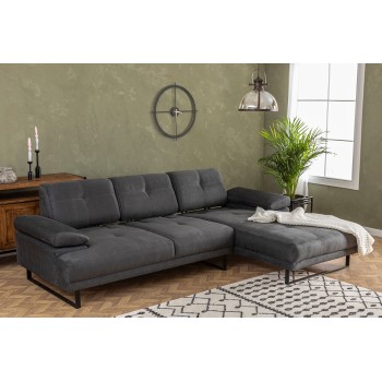 Corner Sofa Mustang Small Right - Anthracite Anthracite