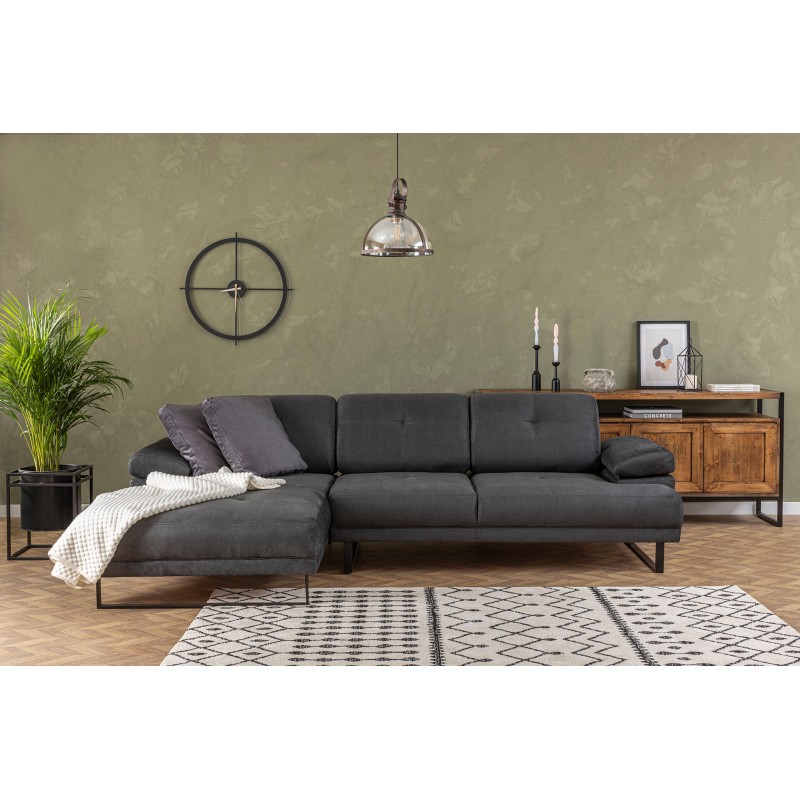 Corner Sofa Mustang Small Left - Anthracite Anthracite