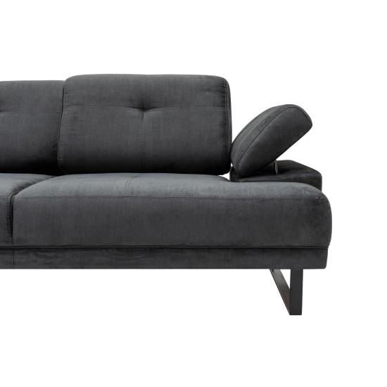 Corner Sofa Mustang Small Left - Anthracite Anthracite Corner Sofa Mustang Small Left - Anthracite Anthracite