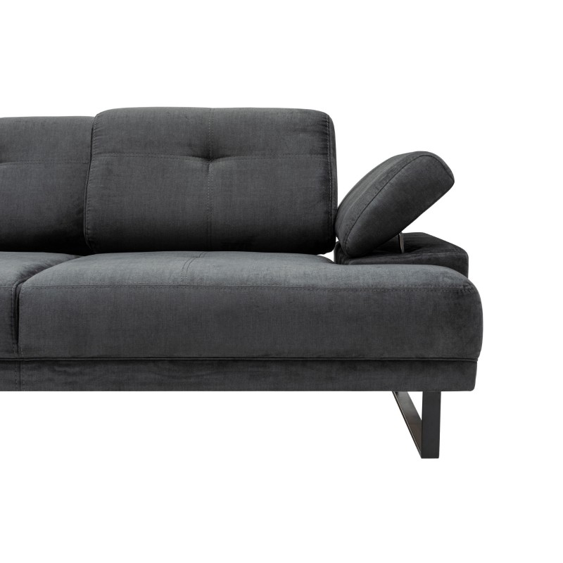 Corner Sofa Mustang Small Left - Anthracite Anthracite