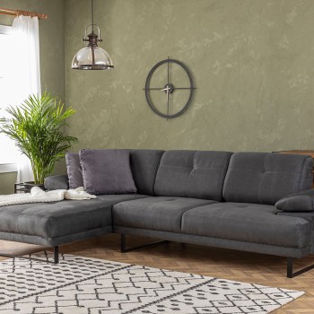 Corner Sofa Mustang Small Left - Anthracite Anthracite