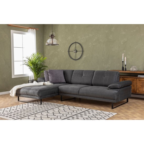 Corner Sofa Mustang Small Left - Anthracite Anthracite Corner Sofa Mustang Small Left - Anthracite Anthracite
