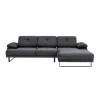 Corner Sofa Mustang Large Right - Antracite Anthracite