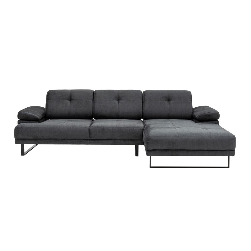 Corner Sofa Mustang Large Right - Antracite Anthracite