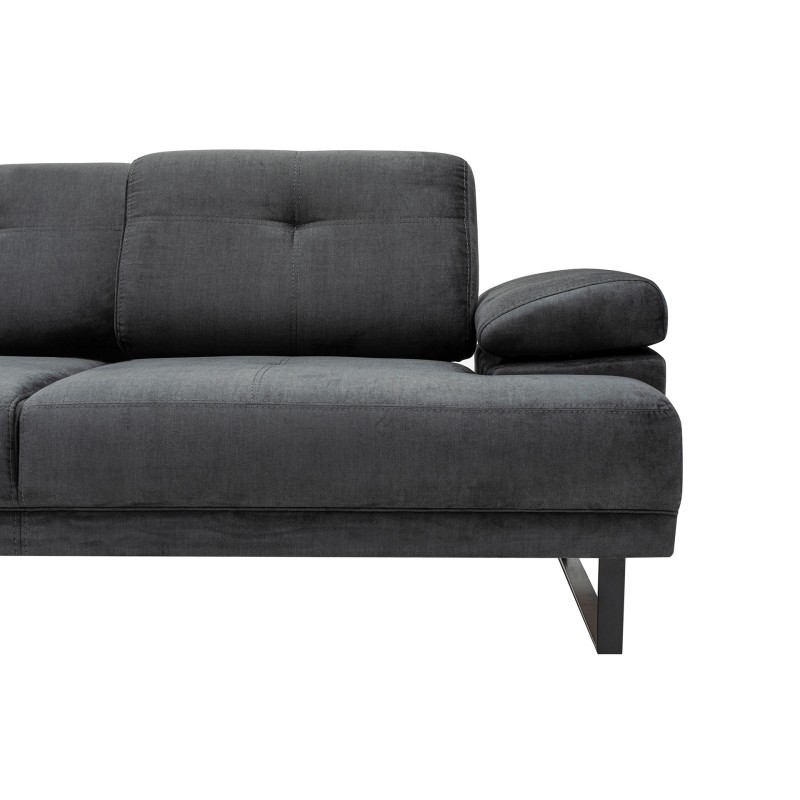 Corner Sofa Mustang Large Left - Anthracite Anthracite