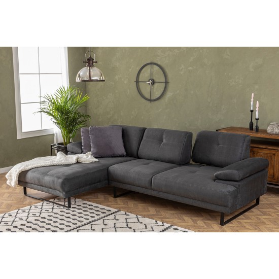 Corner Sofa Mustang Large Left - Anthracite Anthracite Corner Sofa Mustang Large Left - Anthracite Anthracite