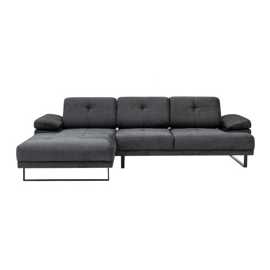 Corner Sofa Mustang Large Left - Anthracite Anthracite Corner Sofa Mustang Large Left - Anthracite Anthracite