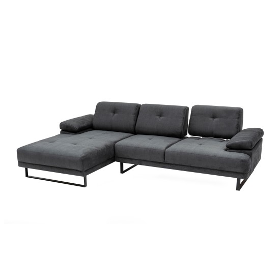 Corner Sofa Mustang Large Left - Anthracite Anthracite Corner Sofa Mustang Large Left - Anthracite Anthracite