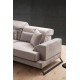 Corner Sofa Frido Left (Chl+3R) - Light Grey Light Grey Corner Sofa Frido Left (Chl+3R) - Light Grey Light Grey
