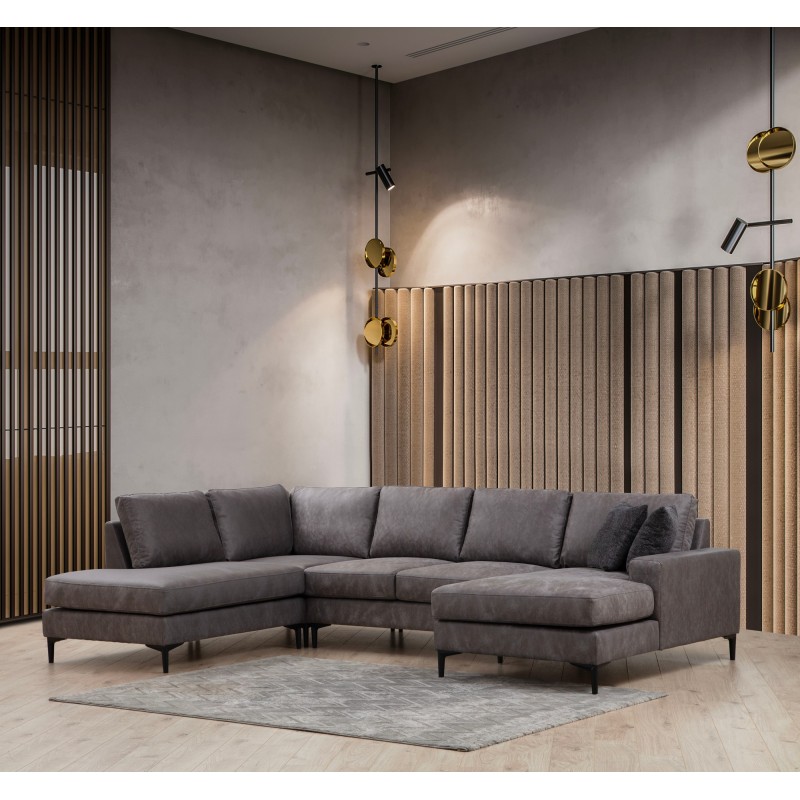 Corner Sofa Porto Corner (EOT-C-02-CHL) - Anthracite Anthracite