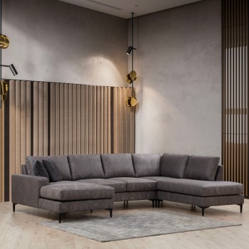Corner Sofa Porto Corner (CHL-02-C-EOT) - Anthracite Anthracite