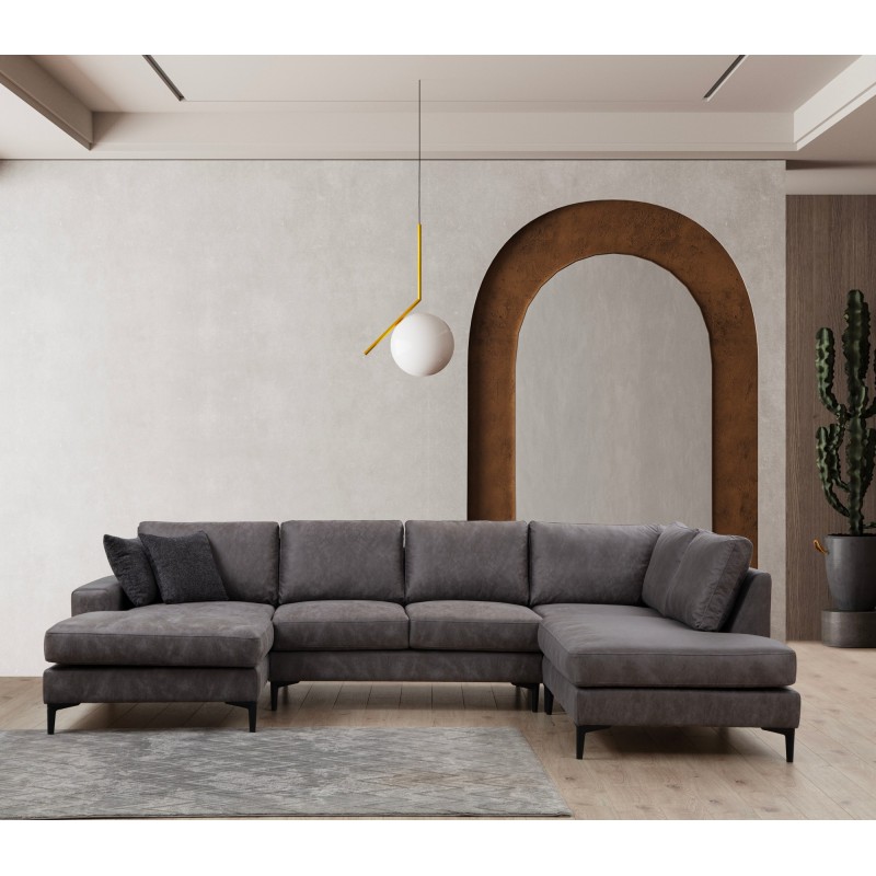 Corner Sofa Porto Corner (CHL-02-C-EOT) - Anthracite Anthracite