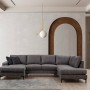 Corner Sofa Porto Corner (CHL-02-C-EOT) - Anthracite Anthracite