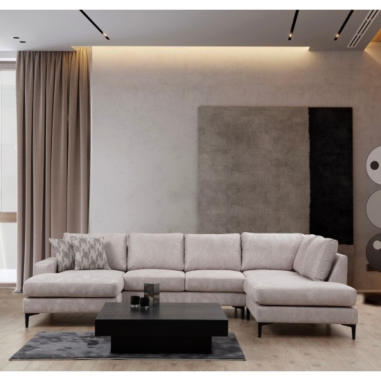 Corner Sofa Porto Corner (CHL-02-C-EOT) - Beige Beige Corner Sofa Porto Corner (CHL-02-C-EOT) - Beige Beige