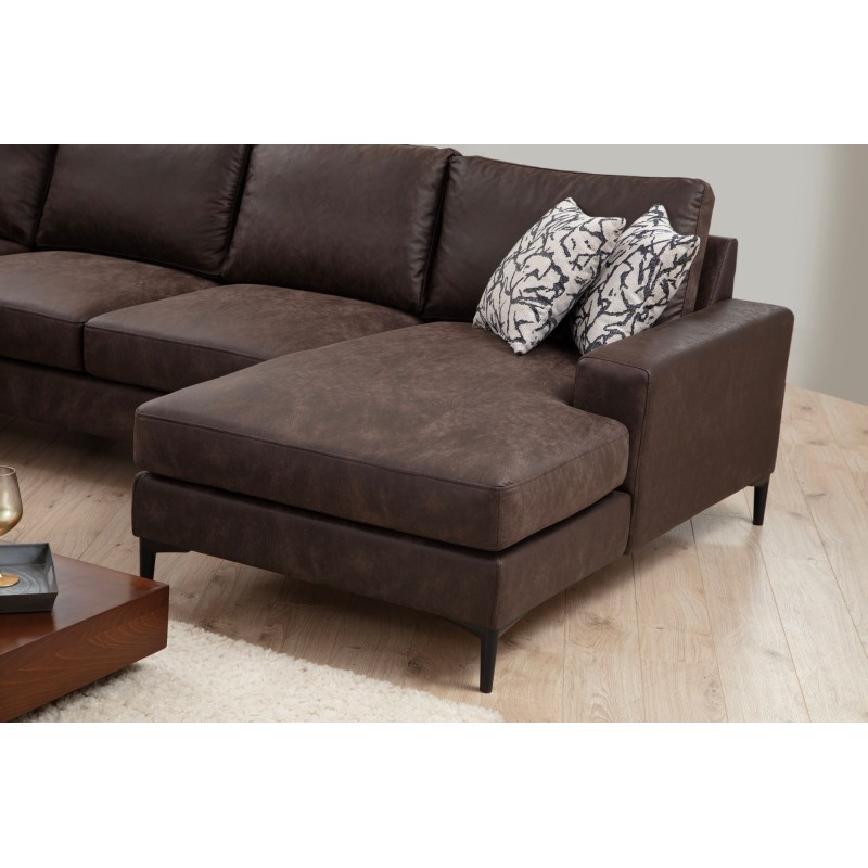 Corner Sofa Porto Corner (EOT-C-02-CHL) - Brown Brown