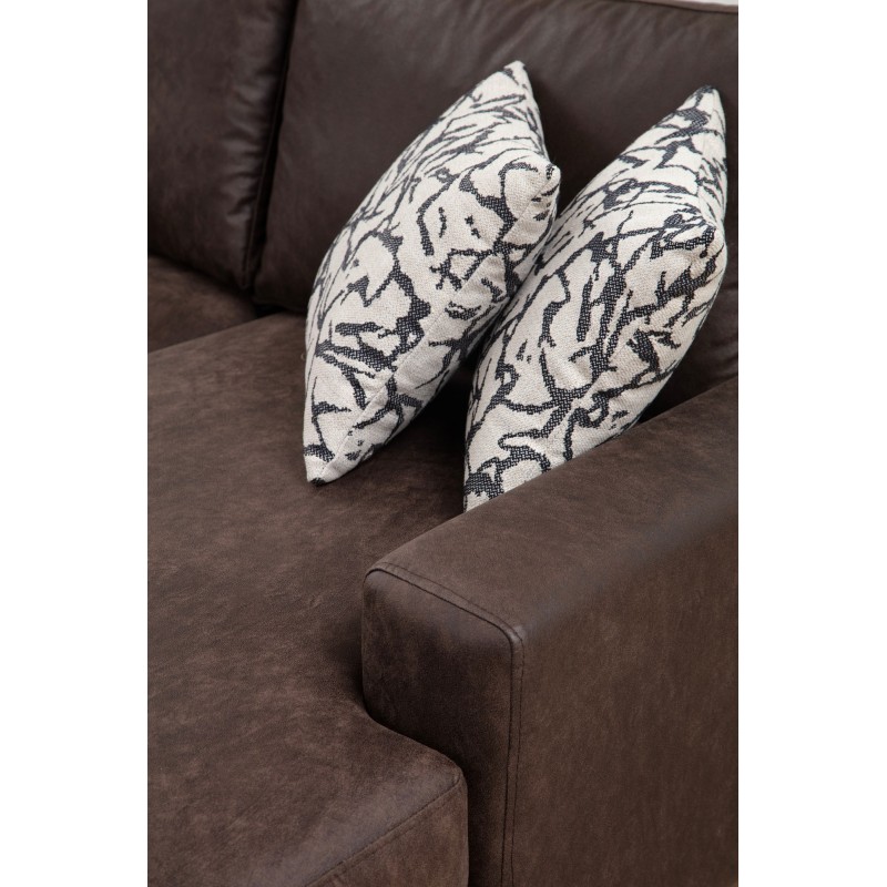 Corner Sofa Porto Corner (EOT-C-02-CHL) - Brown Brown