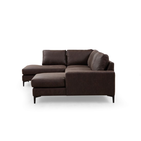 Corner Sofa Porto Corner (EOT-C-02-CHL) - Brown Brown Corner Sofa Porto Corner (EOT-C-02-CHL) - Brown Brown
