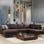 Corner Sofa Porto Corner (CHL-02-C-EOT) - Brown Brown